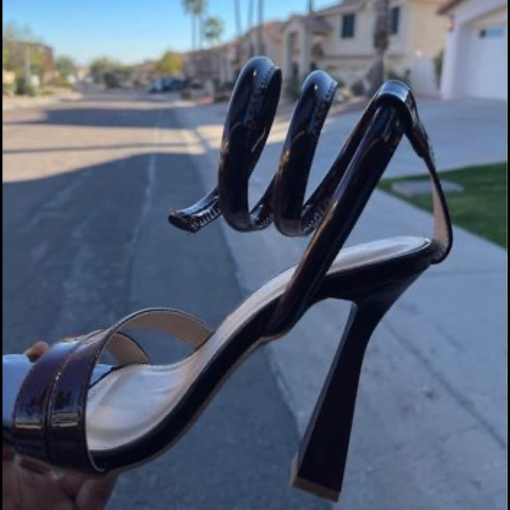 Chocolate brown heels